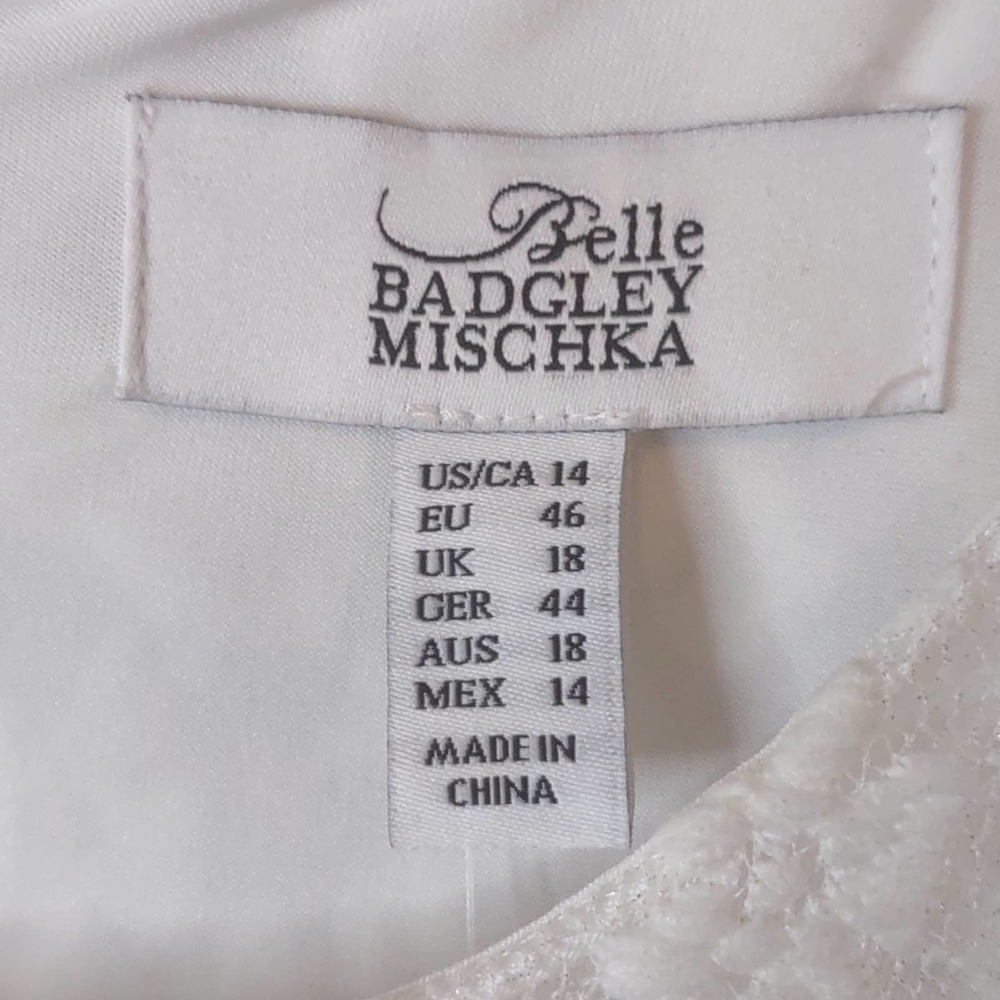 Belle Badgley Mischka Dresses Ivory Lace Lana Dress 14 - Picture 4 of 11